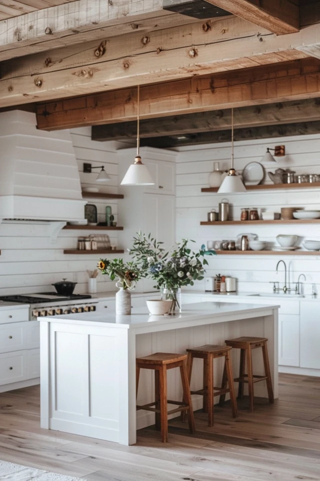Chic Shiplap Kitchen Ceiling Ideas for Your Home