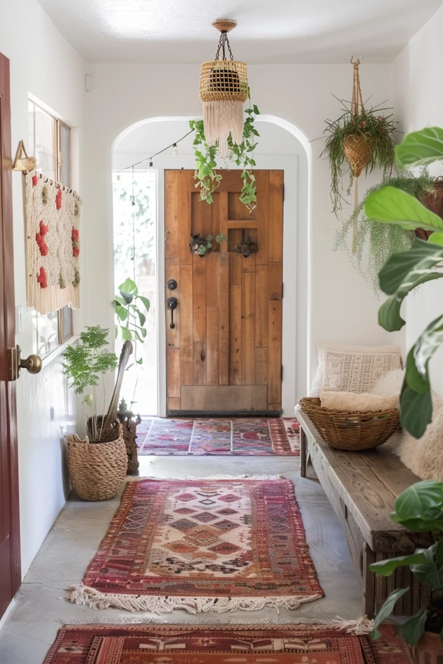 Bohemian Entryway Ideas: First Impressions