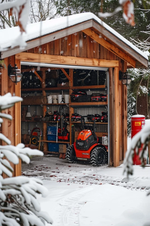 Smart Snow Blower Storage Ideas for Your Garage