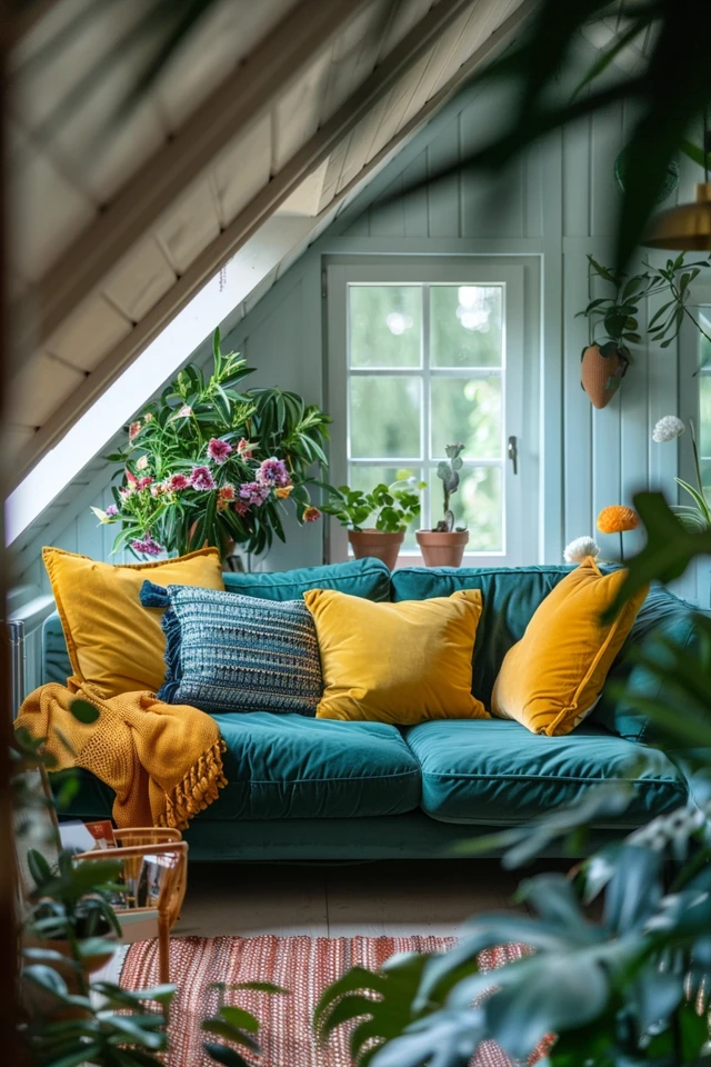 Cozy Attic Living Room Ideas
