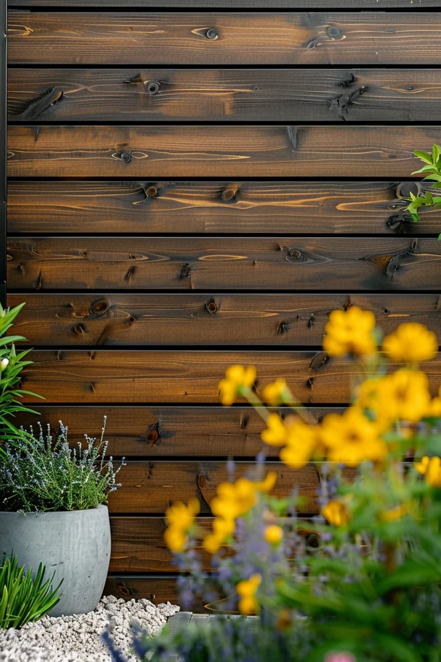 Outdoor Wood Wall Ideas for Stylish Backyards