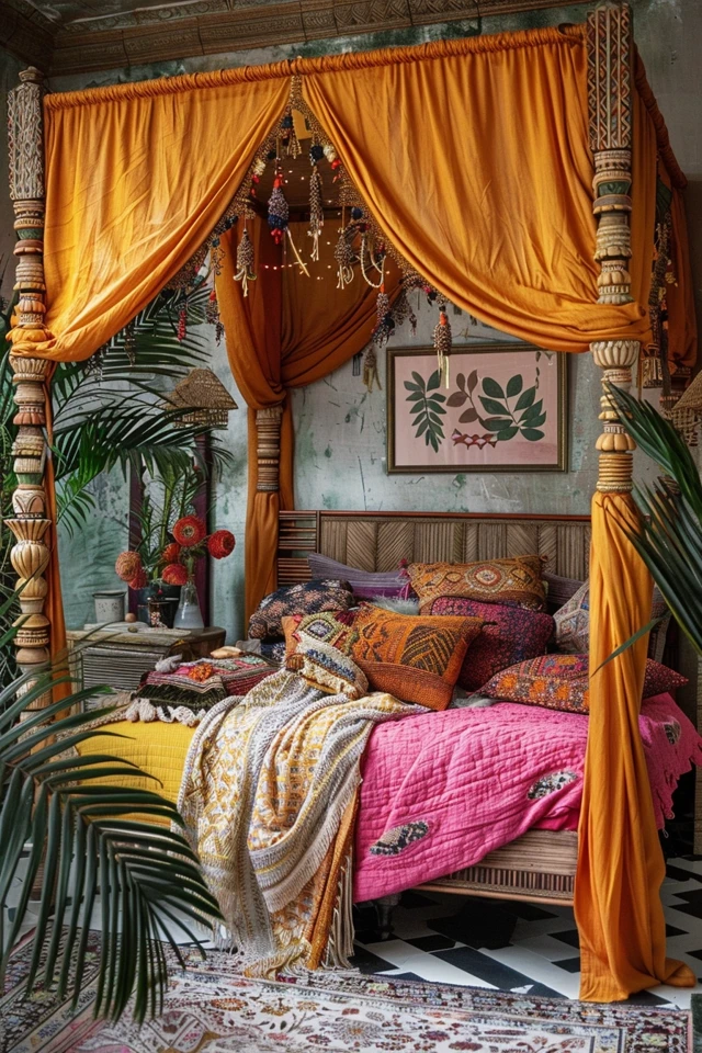 Bohemian Bed Frames: Elegant Sleep Spaces