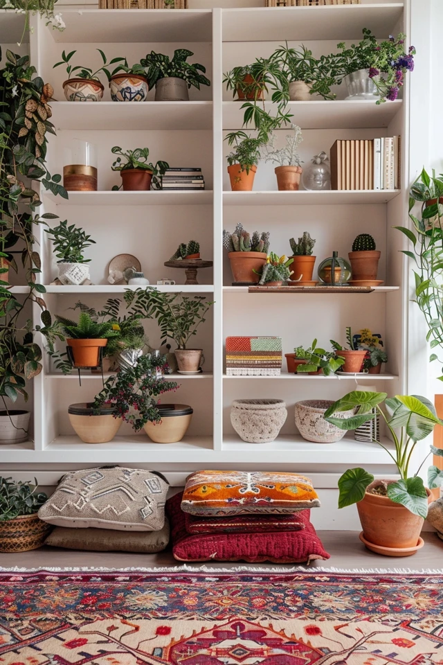 Bohemian Shelving Units: Display with Style