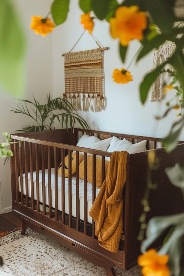 Creating Cozy Charm: Dark Brown Crib Nursery Ideas