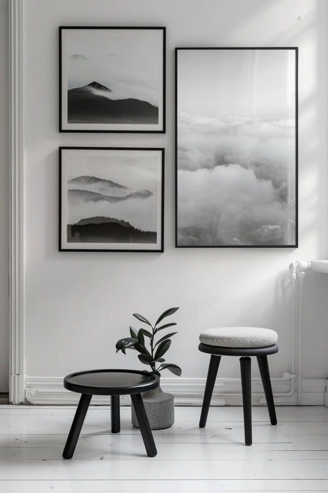 Minimalist Wall Art: Simple Prints and Pieces