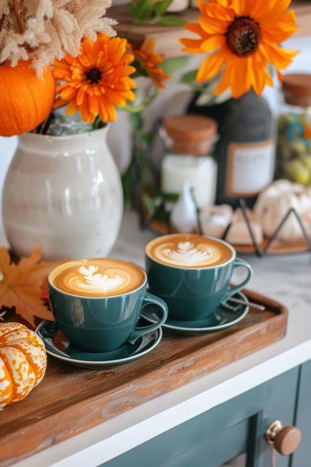 Cozy Fall Coffee Bar Ideas for Autumn Vibes