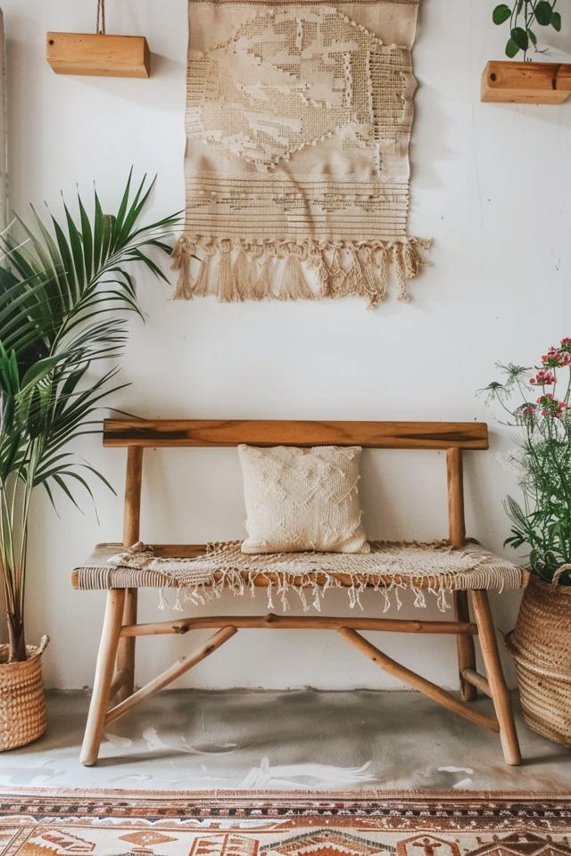 Bohemian Benches: Entryway Essentials