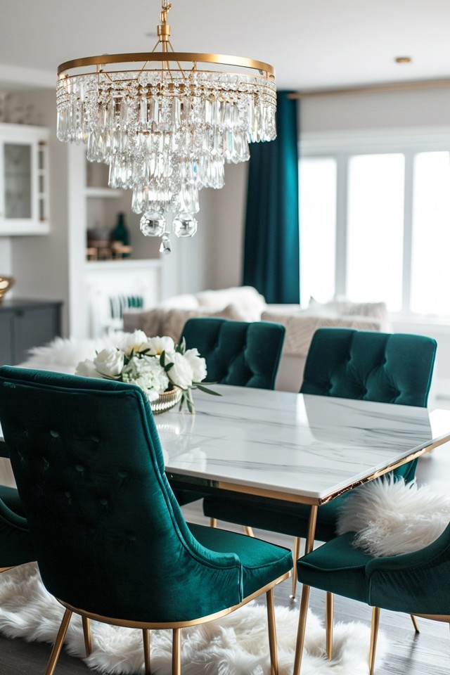 Opulent Glam Dining Room Inspiration