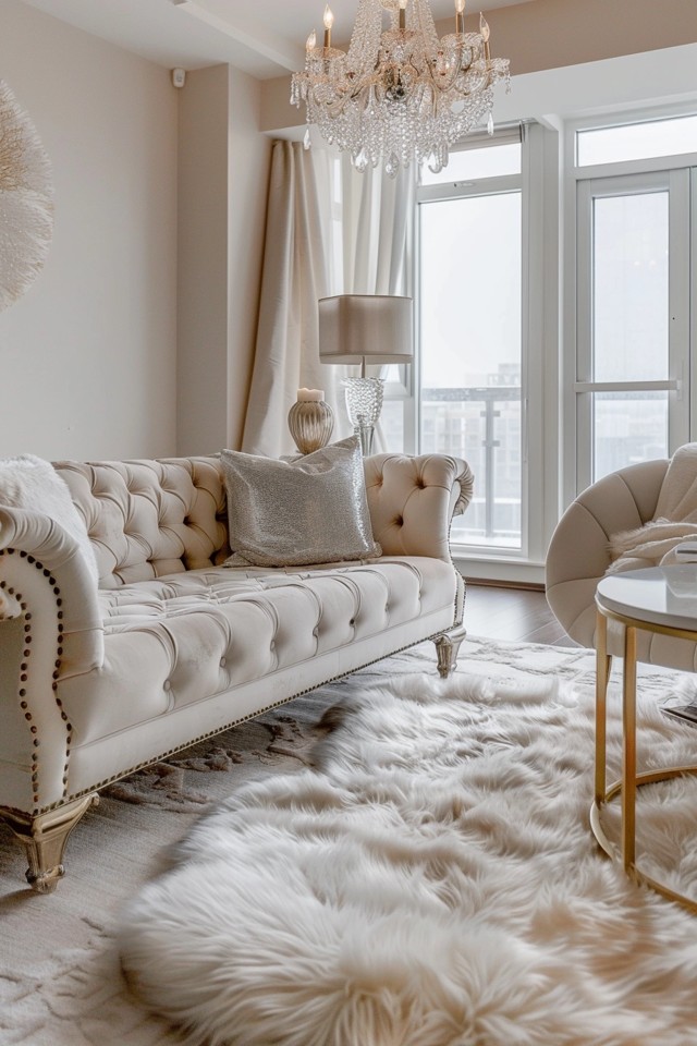 Elegant Glam Home Decor: Faux Fur Rugs