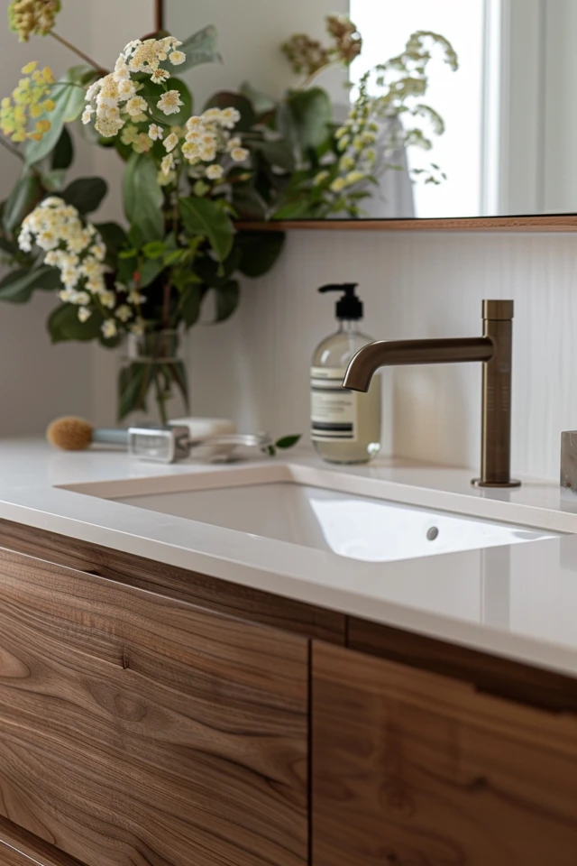 Walnut Vanity Bathroom Ideas for Chic Spaces