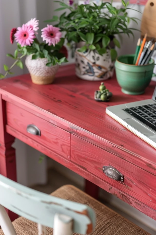 Chalk Paint Desk Ideas for Creative Home Offices