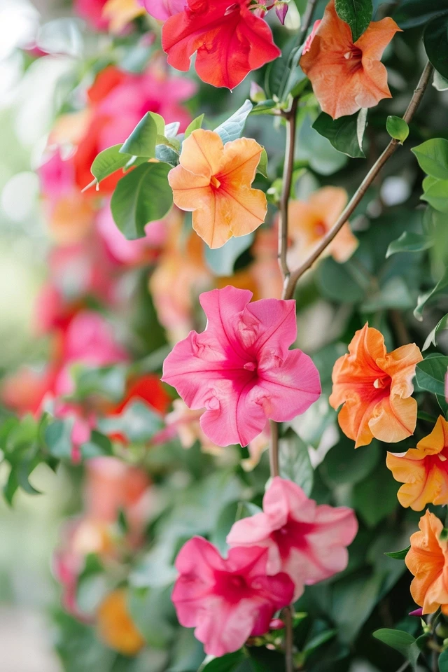 Brightening Spaces with Mandevilla Trellis Ideas