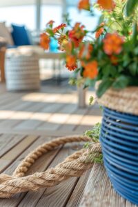 Rustic Charm: Rope Railing Decking Rope Ideas
