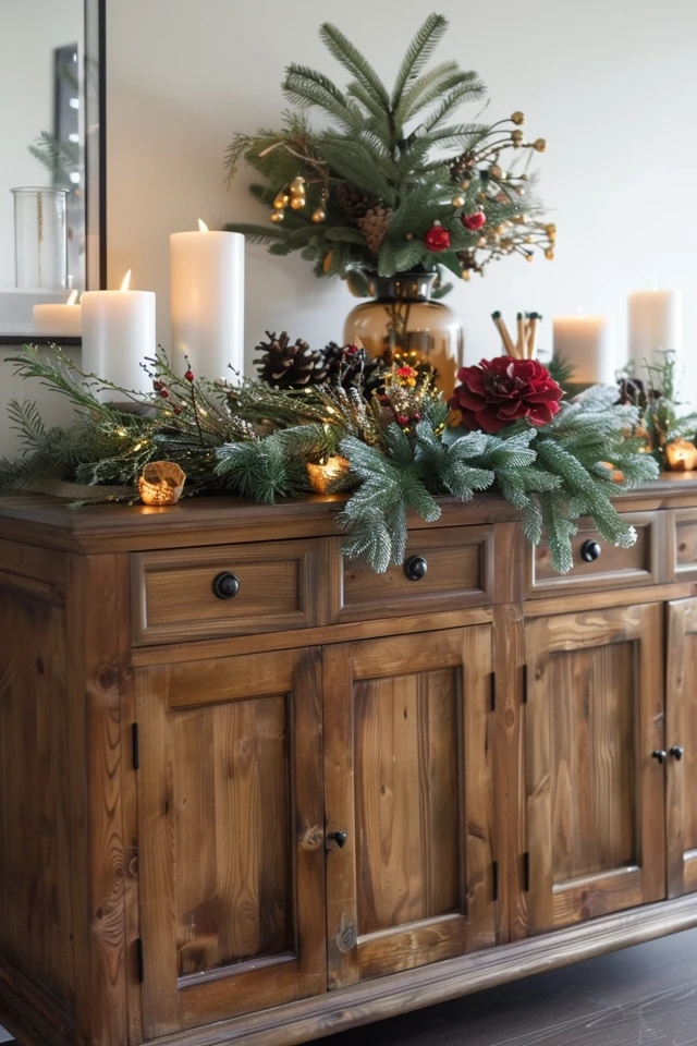 Storage and Style: Christmas Theme Credenzas