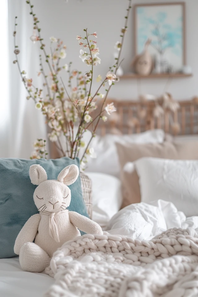 Whimsical Easter Theme Bedroom Decor Ideas