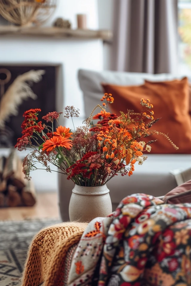 Autumn Living Room: Cozy and Warm Ideas