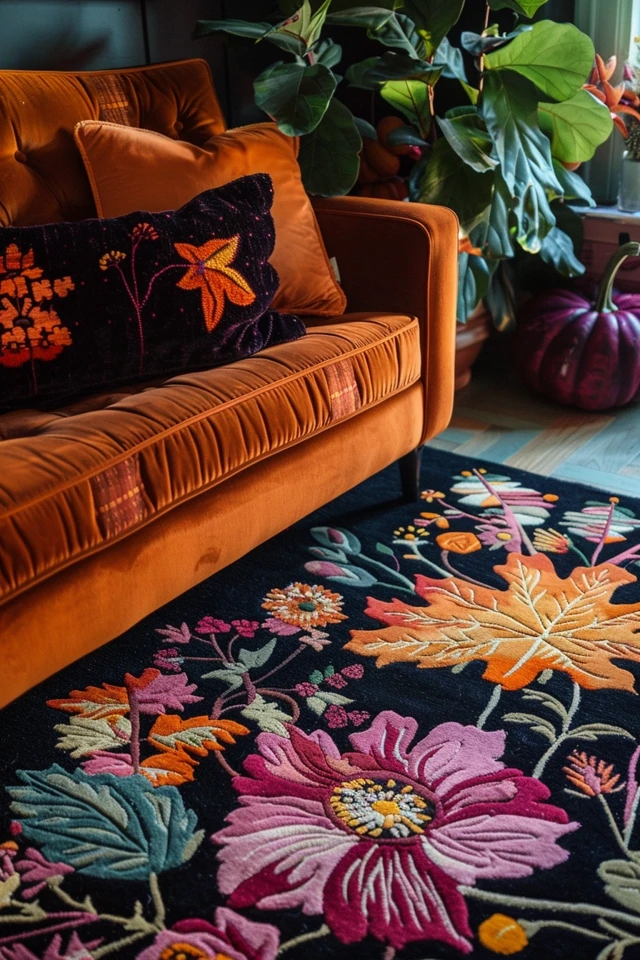 Pattern and Color Trends in Halloween Theme Rugs