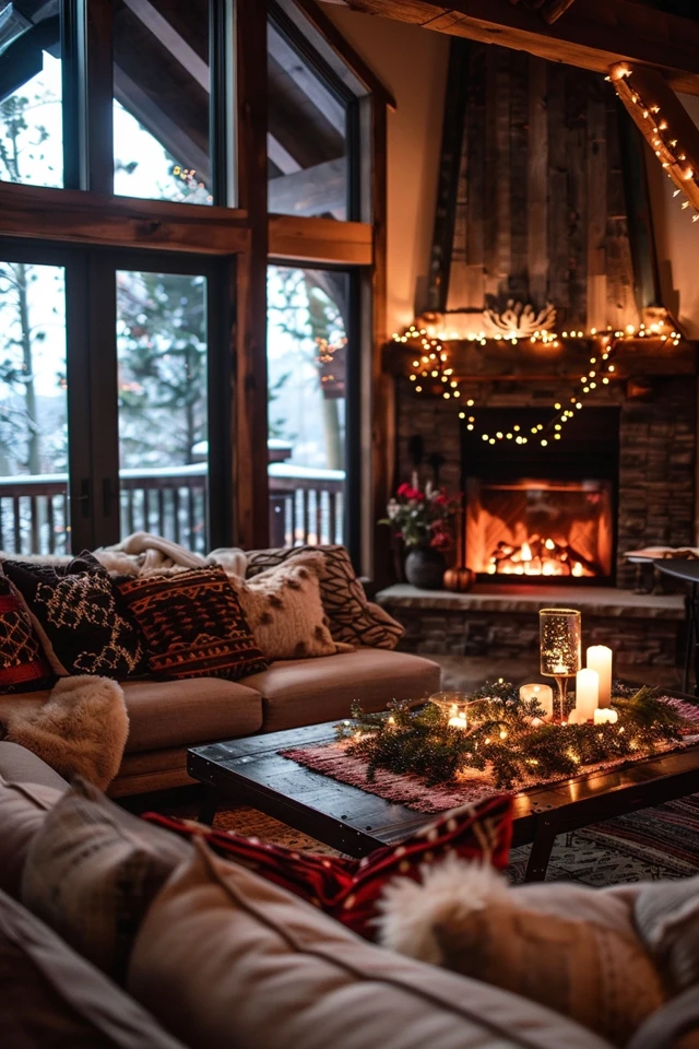 Incorporating Winter Decor into a Rustic Home