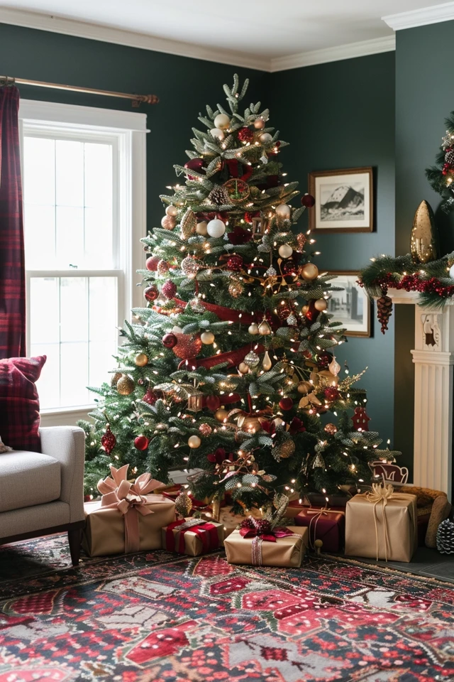 Bold and Classic Christmas Theme Paint Colors