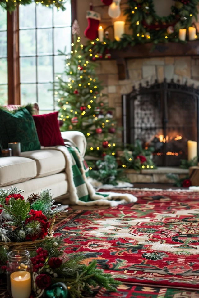 Pattern and Color Trends in Christmas Theme Rugs