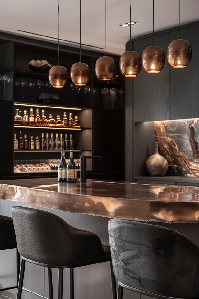 5 Home Bar Counter Ideas for a Polished Look