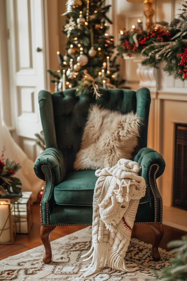 Elegant Chair Designs with a Christmas Theme