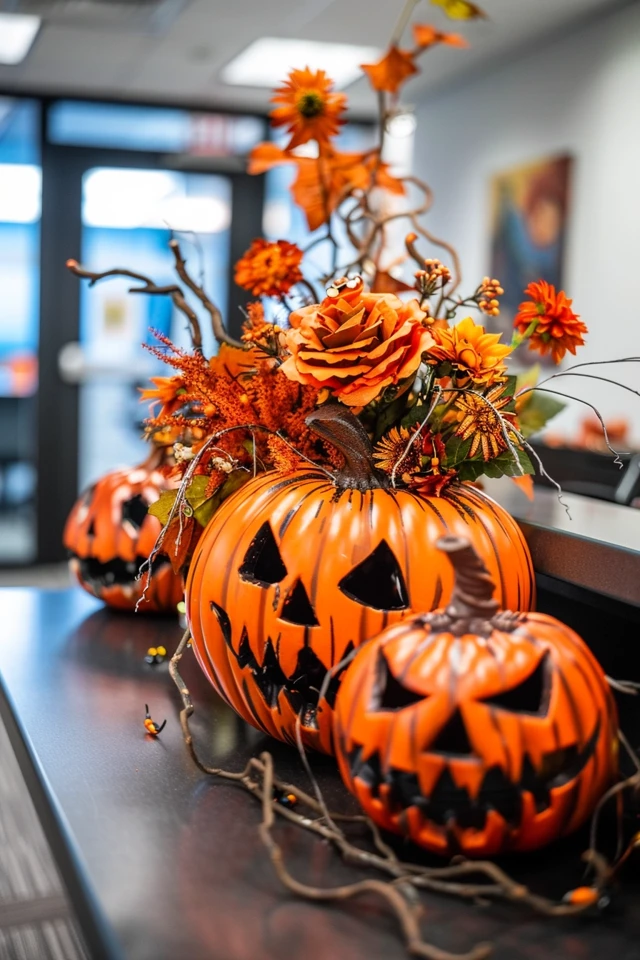 Productive Spaces with Halloween Theme Office Decor