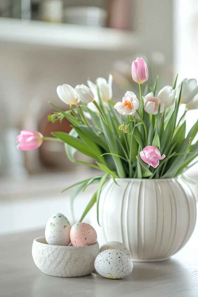 Stylish First Impressions with Easter Theme Entryway Decor