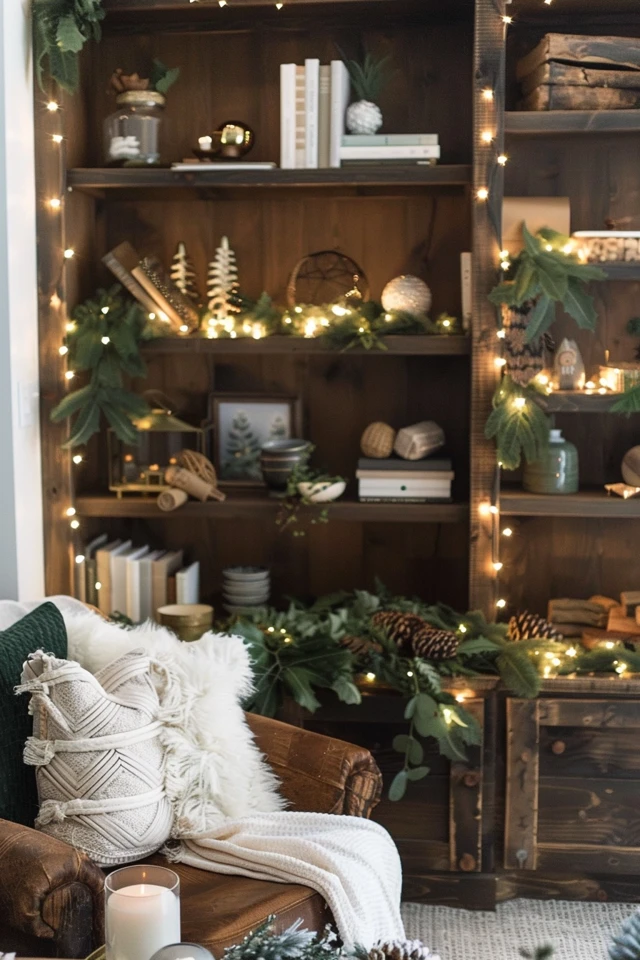 Winter Bookcases: Display and Storage