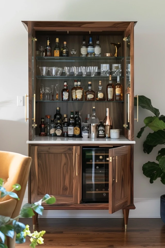 5 Home Bar Cabinet Ideas to Maximize Storage