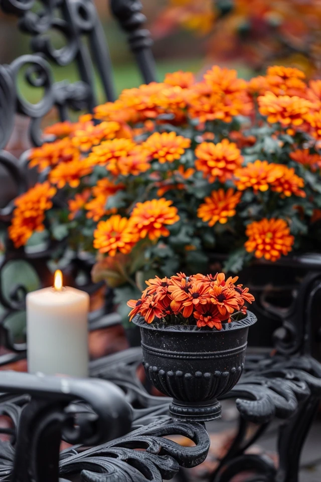 Patio and Garden Ideas with Halloween Theme Outdoor Decor