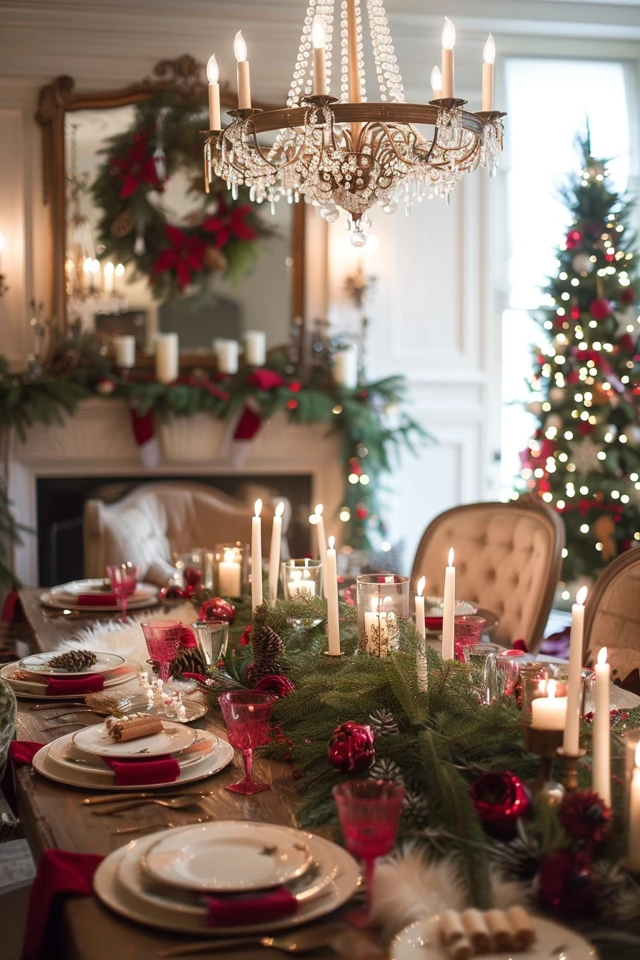 Make a Statement with Christmas Theme Chandeliers