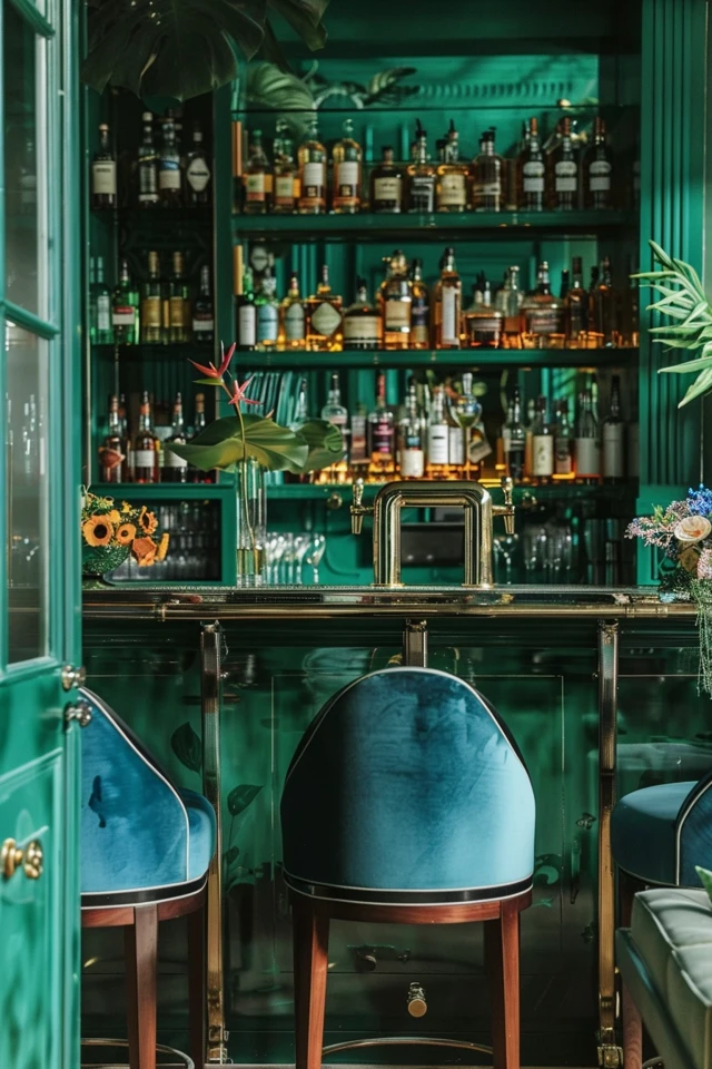 5 Jungle-Inspired Home Bar Designs for an Exotic Look