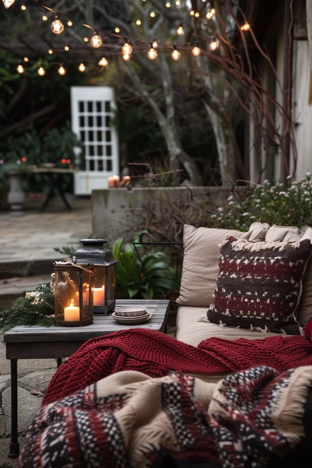 Winter Outdoor Spaces: Stylish Patios and Gardens