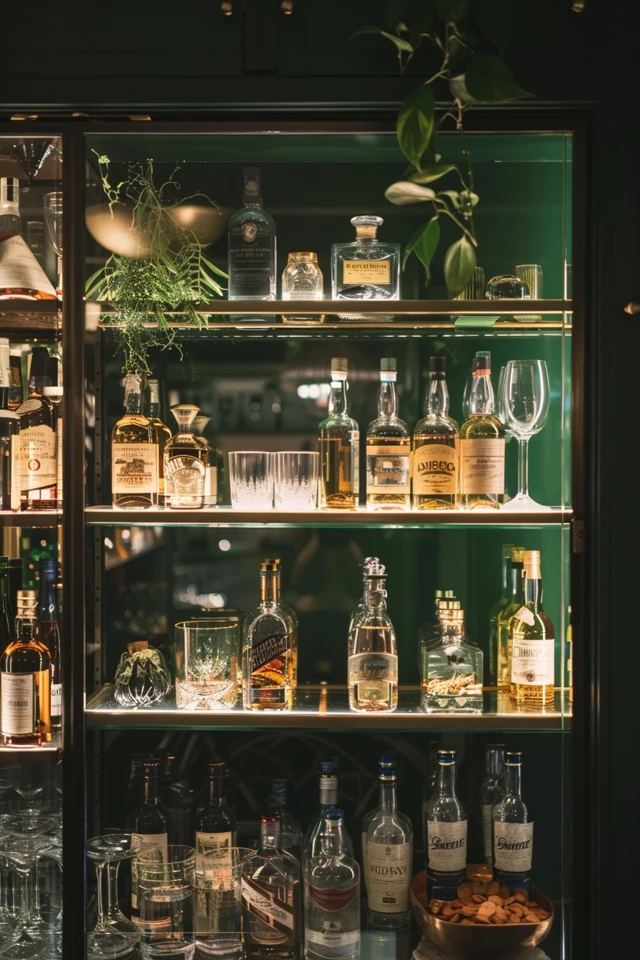 5 Tips for Designing Home Bar Glass Shelves