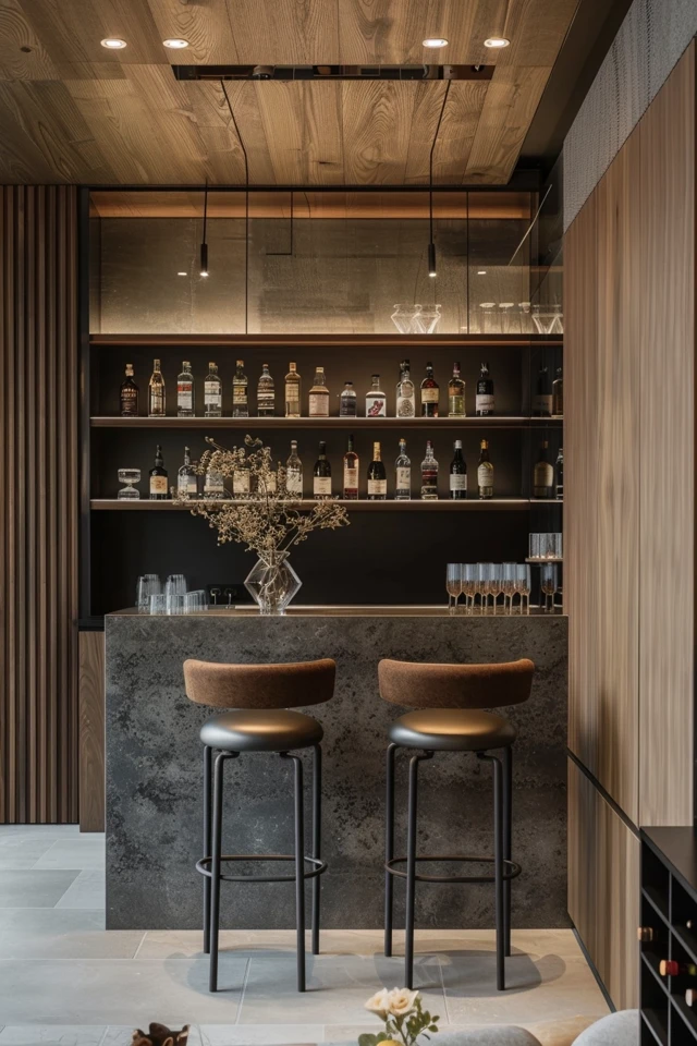 5 Modern Home Bar Areas for a Contemporary Feel