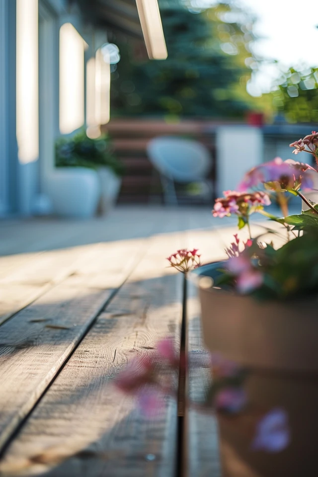 Chic Horizontal Wood Deck Railing Designs & Ideas