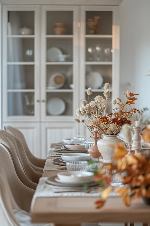 Autumn Dining Room: Elegant and Stylish Decor