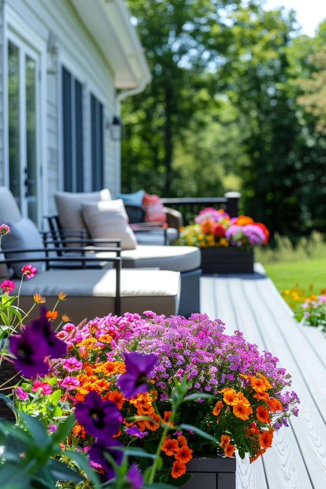 5 Tips for Deck Design with Flower Beds