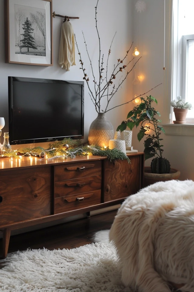 Winter TV Stands: Functional Decor