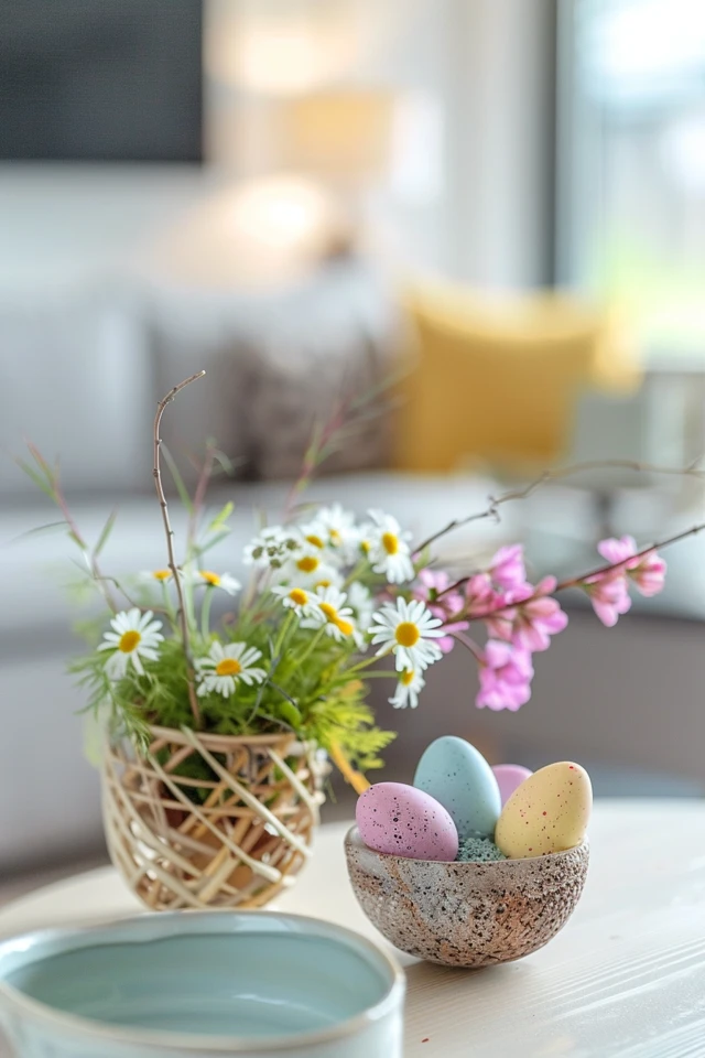 Easter Theme Living Room: Creating a Cozy Nest