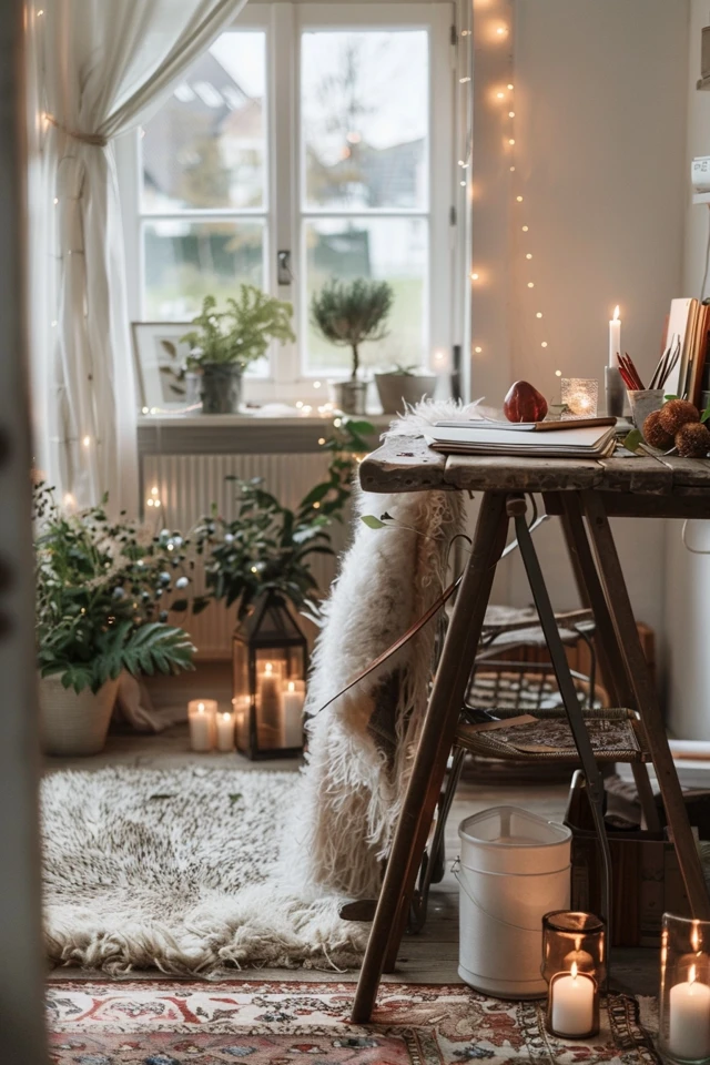 Winter Home Office: Stylish Productivity