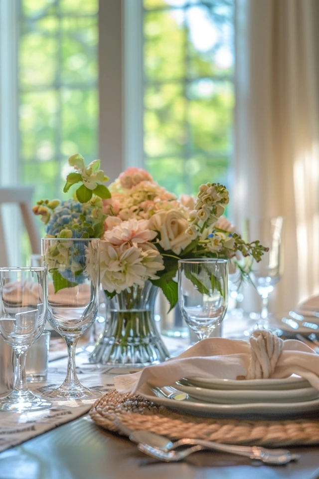 Summer Dining Room: Elegant and Stylish Decor
