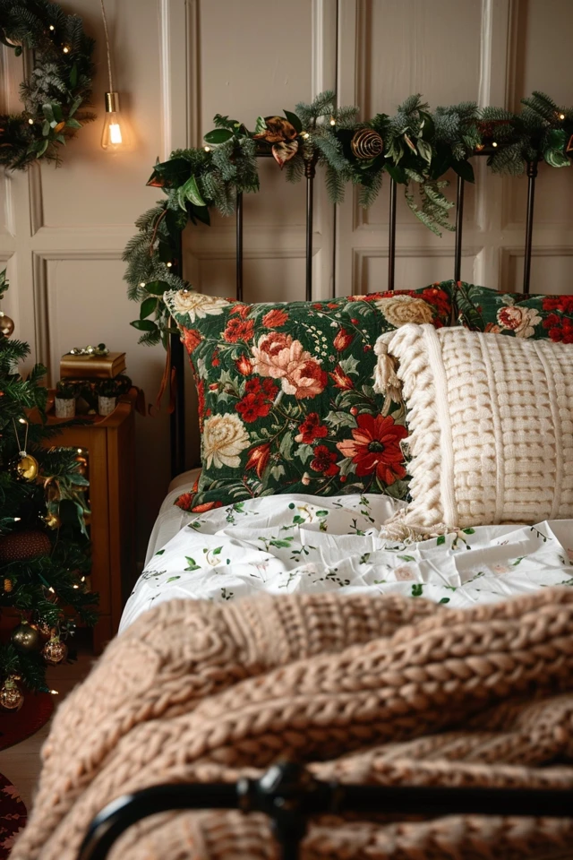 Elegant Bed Frames with a Christmas Theme