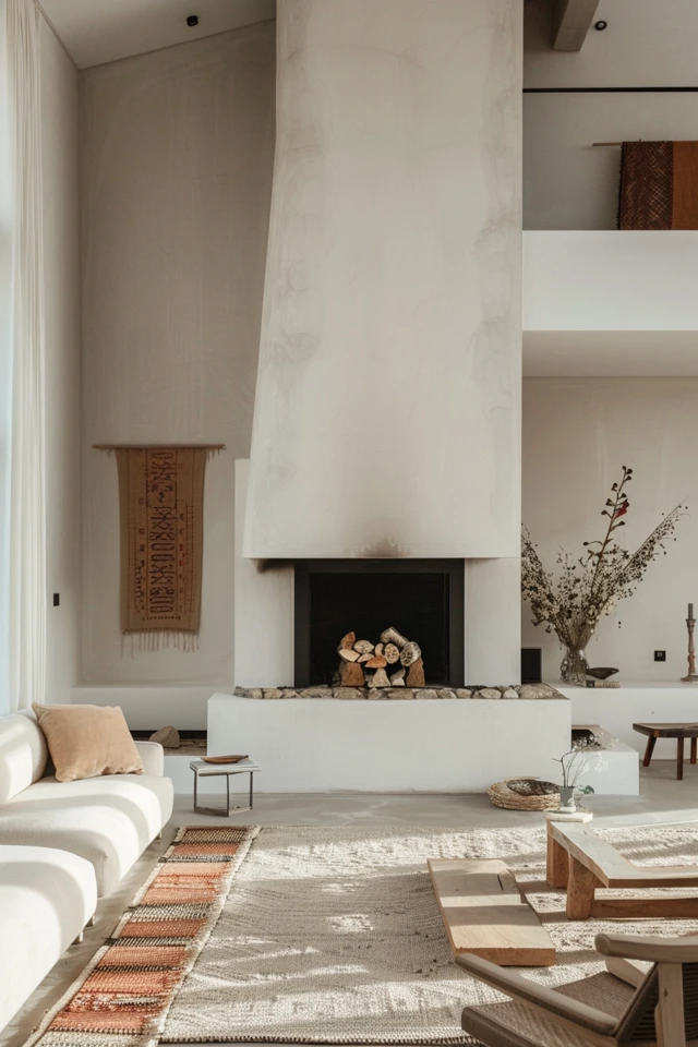 Elevate Your Space: High Ceiling Fireplace Wall Ideas