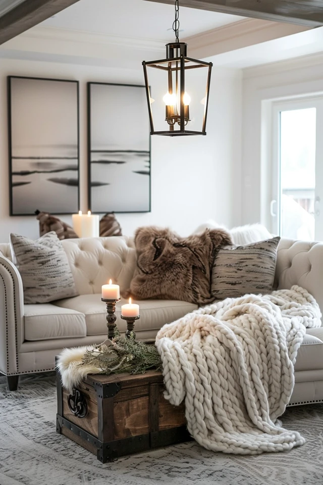 Winter Home Decor: Blending Old and New