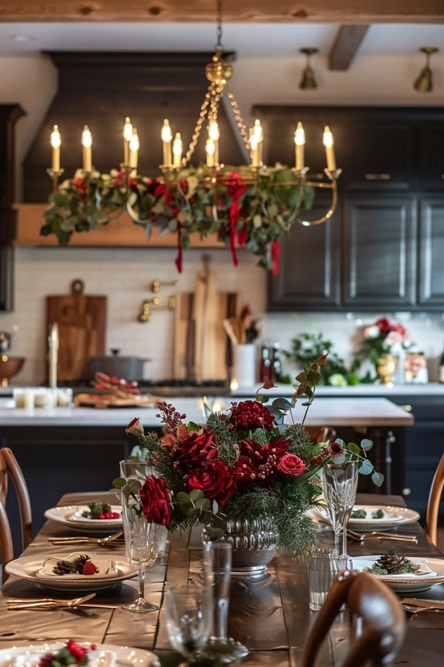 Functional and Chic Christmas Theme Kitchen Ideas