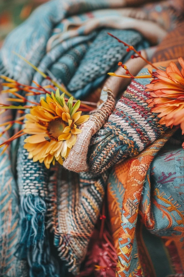 Autumn Textiles: Patterns and Textures