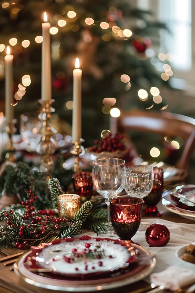 Dining in Style with Christmas Theme Tableware