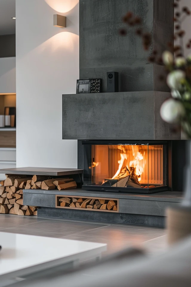 Floor to Ceiling Fireplace Ideas for Modern Homes